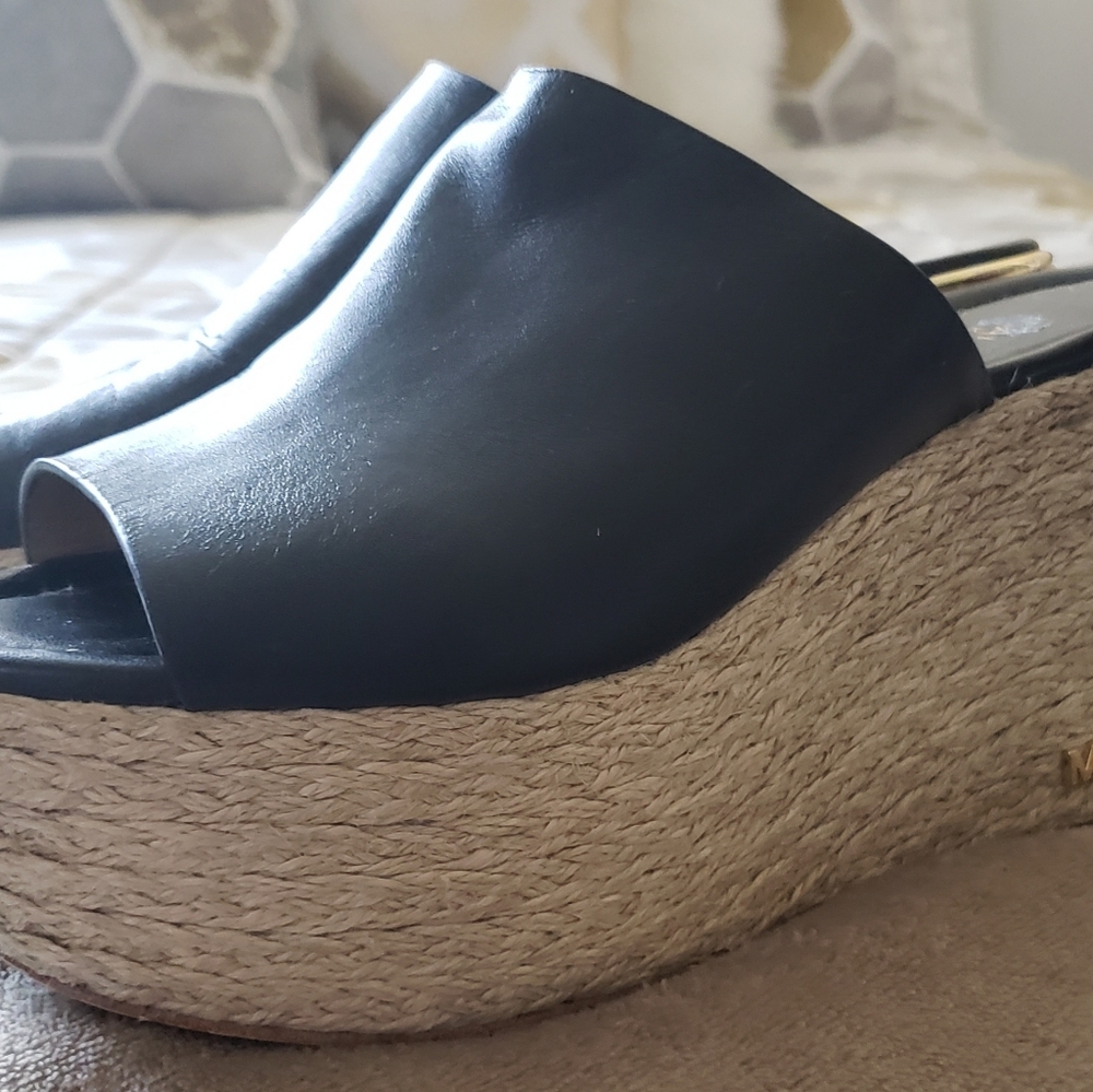 Michael Kors Black Wedges
